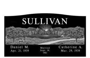 Monument Etching by Bowman Monument Co.