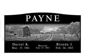 Monument Etching by Bowman Monument Co.